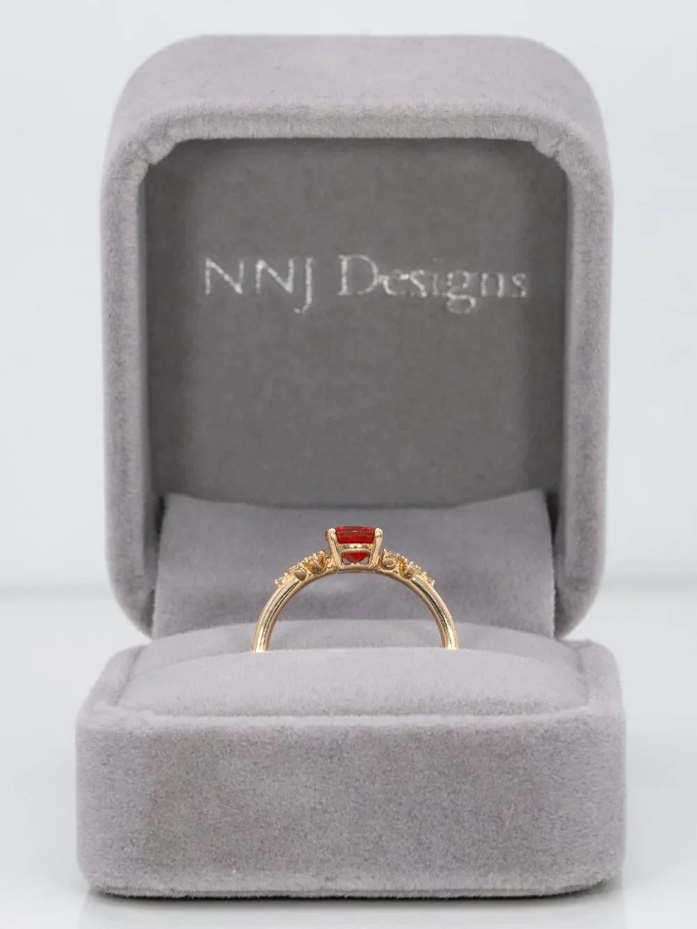 NNJ Designs carat padparadscha